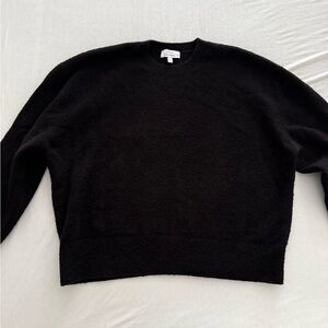 & Other Stories Black Knit Sweater Large